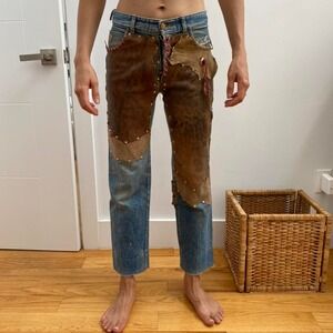 dreamy cowgirl denim! vintage 70s witness jeans